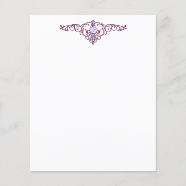 Elegant jewel Letterhead (Front)