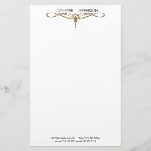 Elegant jewel Stationery Paper