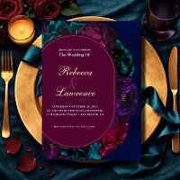 Elegant Jewel Tone Floral Wedding