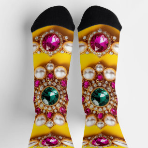 Elegant Jewellery Composition Socks