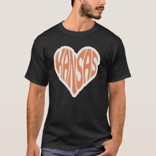 Elegant Kansas Art Iconic Kansas Cityscape Decor T-Shirt