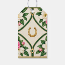 Elegant Kentucky Derby Equestrian Gift Tags