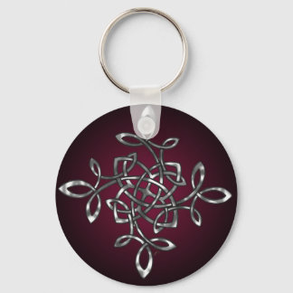 elegant knot colour key ring