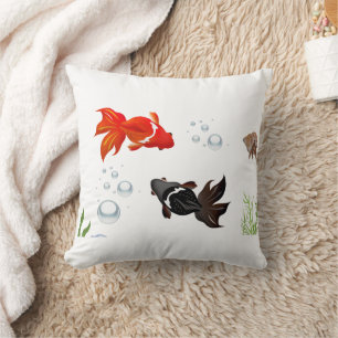  Elegant Koi Fish Zen Design – Peaceful Japanese A Cushion