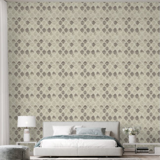 Elegant Lace-Inspired Geometric Pattern Wallpaper