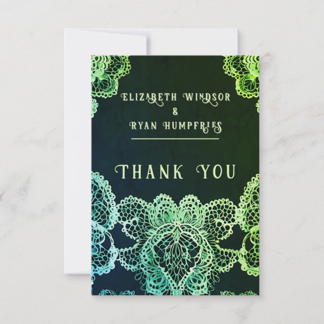 Elegant Lace " Wedding Invitation Collection  (Front)