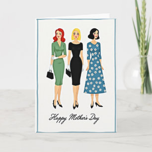 Elegant Ladies Fashion Art Card