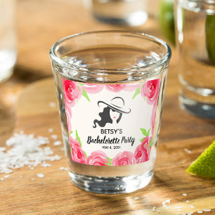 Elegant Lady Bachelorette Party Favour Shot Glass