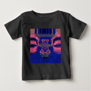 Elegant Lady Portrait: A Colourful Artwork Baby T-Shirt