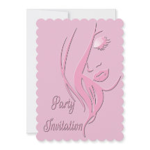 Elegant Lady's Birthday Party Invitation