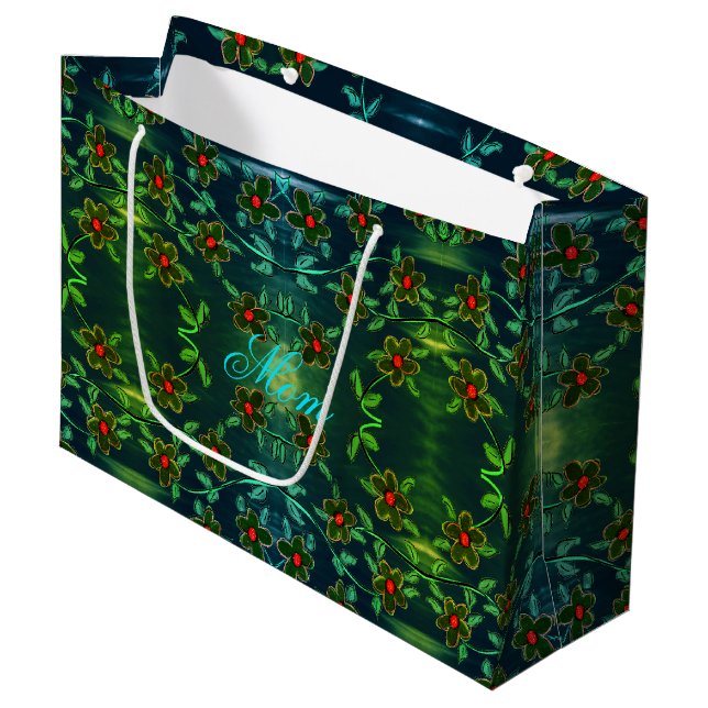 Elegant Large Gift Bag For Mum (Front Angled)