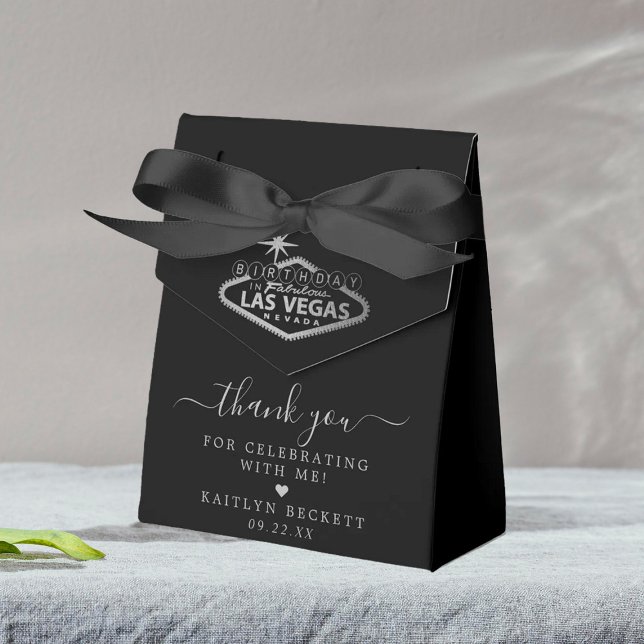 Elegant Las Vegas Birthday Party Favour Box (Creator Uploaded)