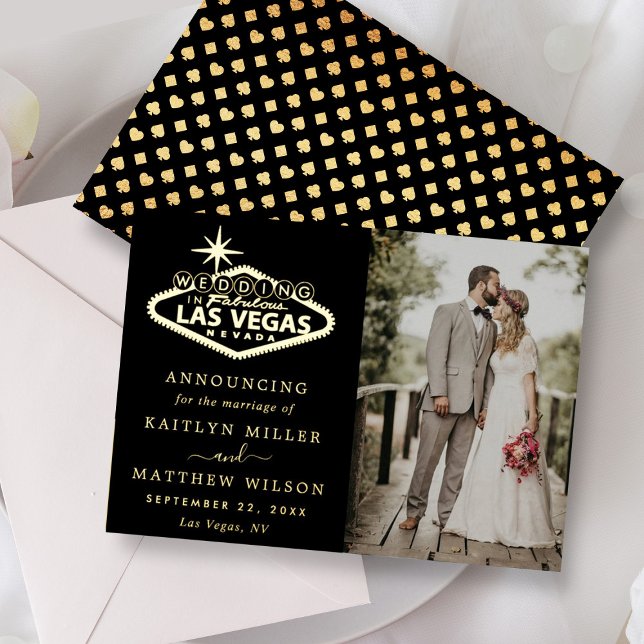 Elegant Las Vegas Destination Wedding Announcement (Creator Uploaded)