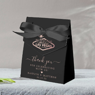 Elegant Las Vegas Destination Wedding Favour Box