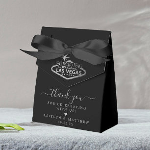 Elegant Las Vegas Destination Wedding Favour Box