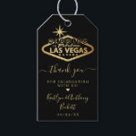 Elegant Las Vegas Destination Wedding Gift Tags<br><div class="desc">Celebrate in style with these modern and very trendy wedding tags. The design is easy to personalise with your special event wording and your guests will be thrilled when they see these fabulous tags.</div>