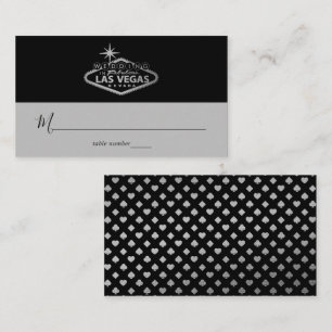 Elegant Las Vegas Destination Wedding Place Card
