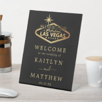 Elegant Las Vegas Destination Wedding Welcome