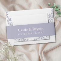 Elegant Lavendar Purple French Lilac Wedding