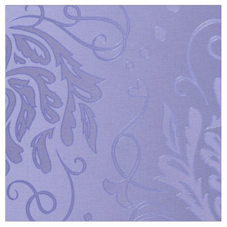 Elegant Lavender Floral Damask Fabric