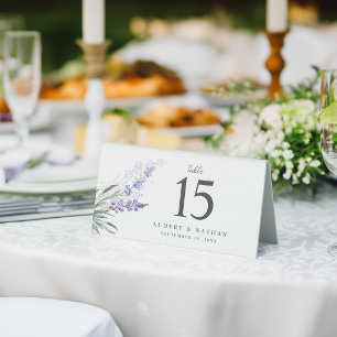 Elegant Lavender Floral Watercolor Wedding