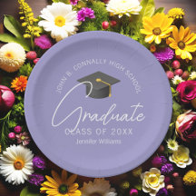 Elegant Lavender Graduate Custom Graduation Party