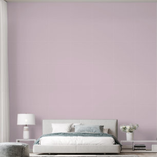 Elegant Lavender Pink Plain Solid Colour Bedroom Wallpaper