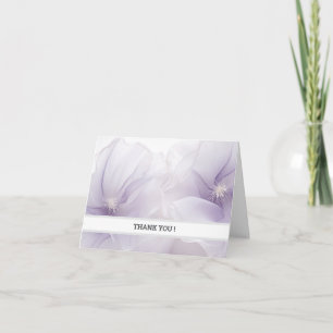 Elegant Lavender Thank You Card Customisable