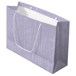 Elegant Lavender Wood Grain Large Gift Bag
