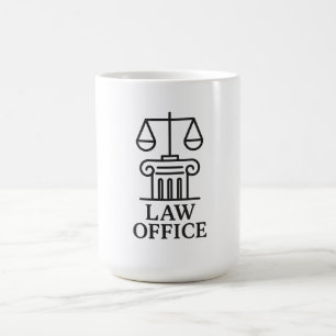 Elegant Law Office Logo Coffee Mug