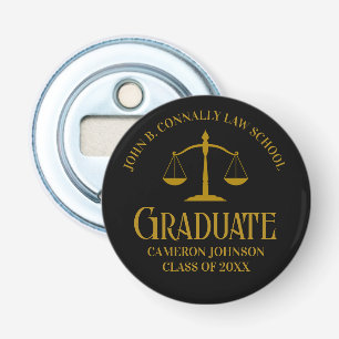 Elegant Law School Graduation Keepsake Gift Bottle Opener