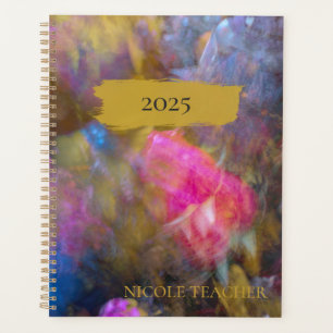 Elegant Leaf Abstract Art Planner