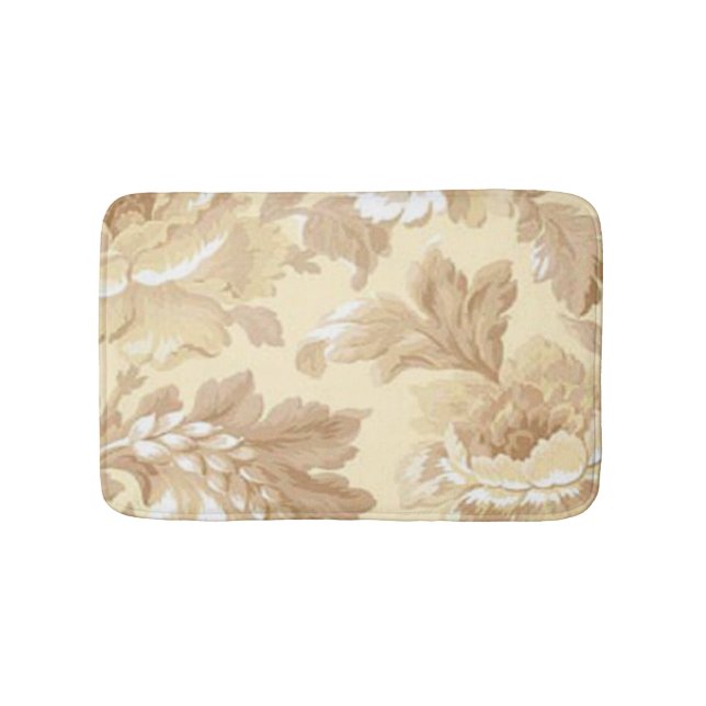 Elegant Leaf Bath Mat (Front)