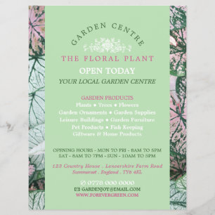 Elegant Leaf, Garden Centre, Horticulturist Flyer