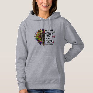 Elegant Learn From Yesterday Motivational Quotes Hoodie