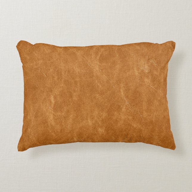 Elegant Leather Background Texture Decorative Cushion (Front)