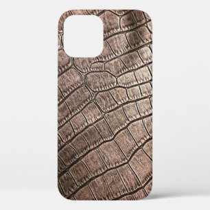Elegant leather pattern close up.  iPhone 12 case