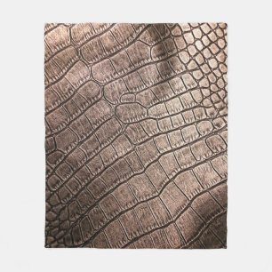 Elegant leather pattern close up.  fleece blanket
