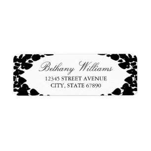 Elegant Leaves Address Labels