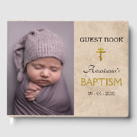 Elegant Leaves Orthodox Christian Baptism Guest Bo