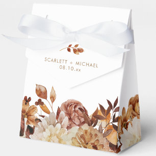 Elegant Leaves Wedding Favour Box