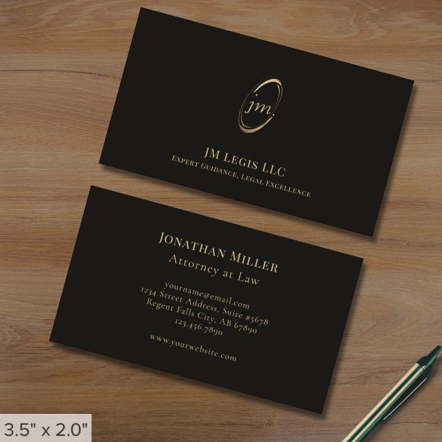Elegant Legal Business Card (Creator Uploaded)