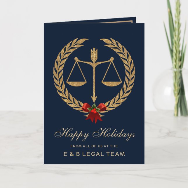 Elegant Legal Industry Holiday (Front)