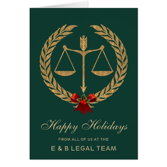Elegant Legal Industry Holiday Card