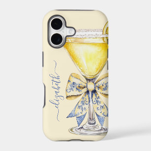 Elegant Lemon Drop Martini Monogrammed