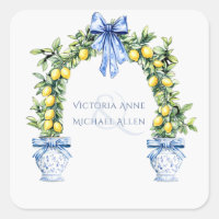 Elegant Lemon Topiary Romantic Wedding