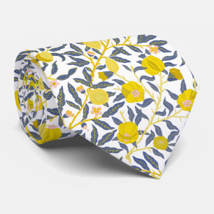 Elegant Lemon vines pattern choose your colour Tie