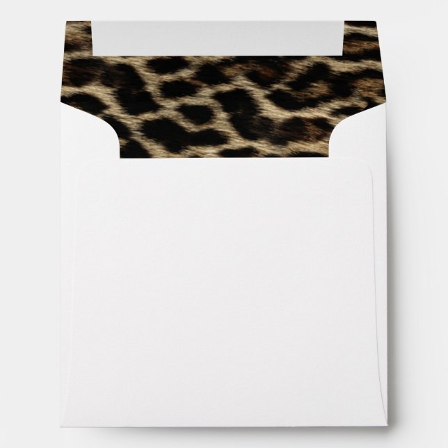 Elegant Leopard Envelope (Back (Bottom))