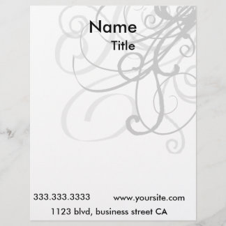 elegant letterheads customised letterhead