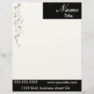 elegant letterheads customized letterhead